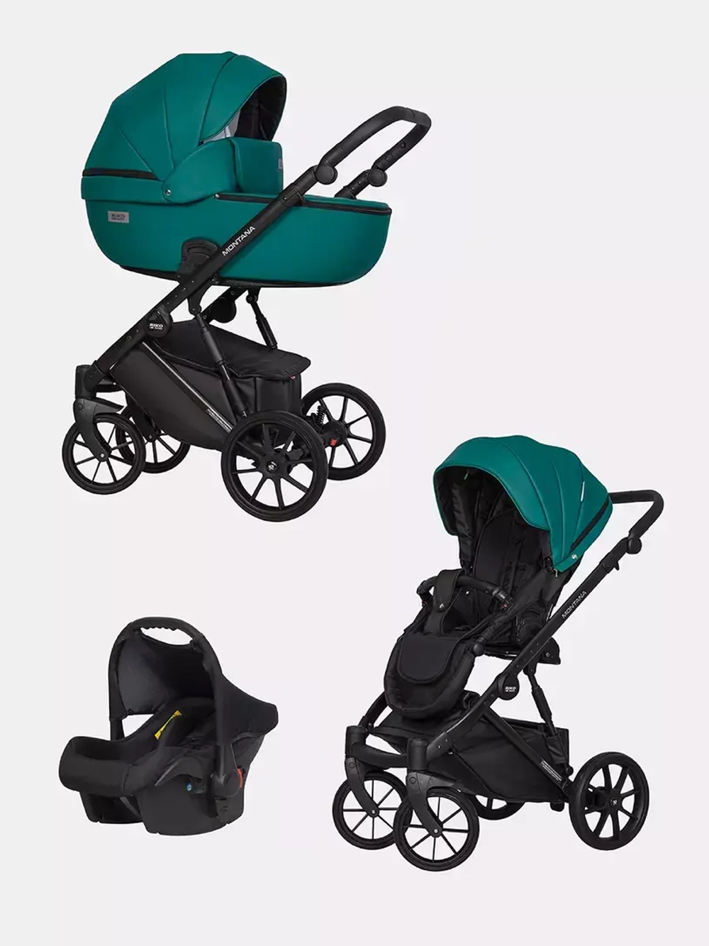 Коляска MONTANA ECCO (3 в 1) (RIKO BASIC)