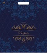 Пакет ПЭ с вырубной ручкой 48х42+3см (90) «Перфекто Бархат» Тико (х25/400)