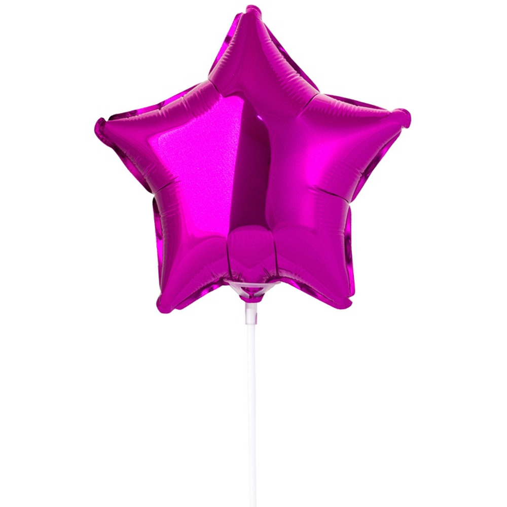 Шар фольгированный Звезда 23 см (Фиолетовый)