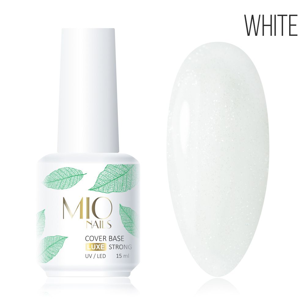 Mio Nails Base strong shimmer white, 15 мл