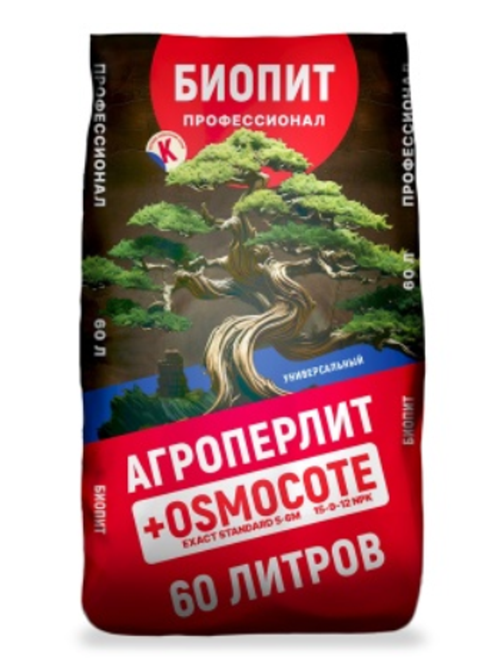 Плодородная смесь Биопит "Профессионал" 60 л (новый дизайн)
