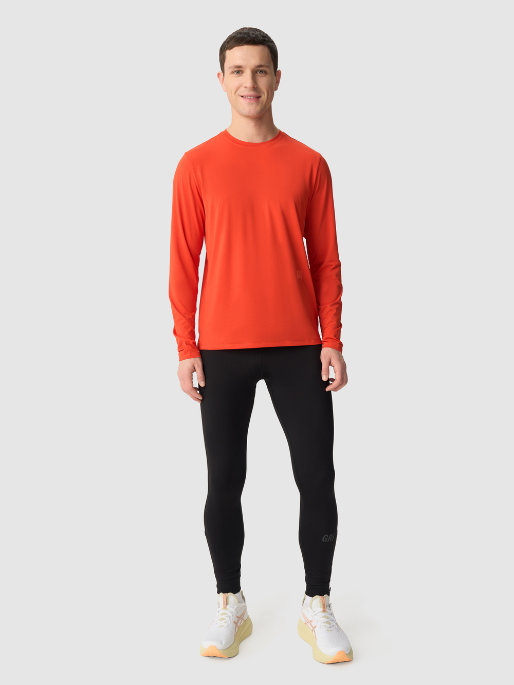 Лонгслив мужской GRI Лето красный