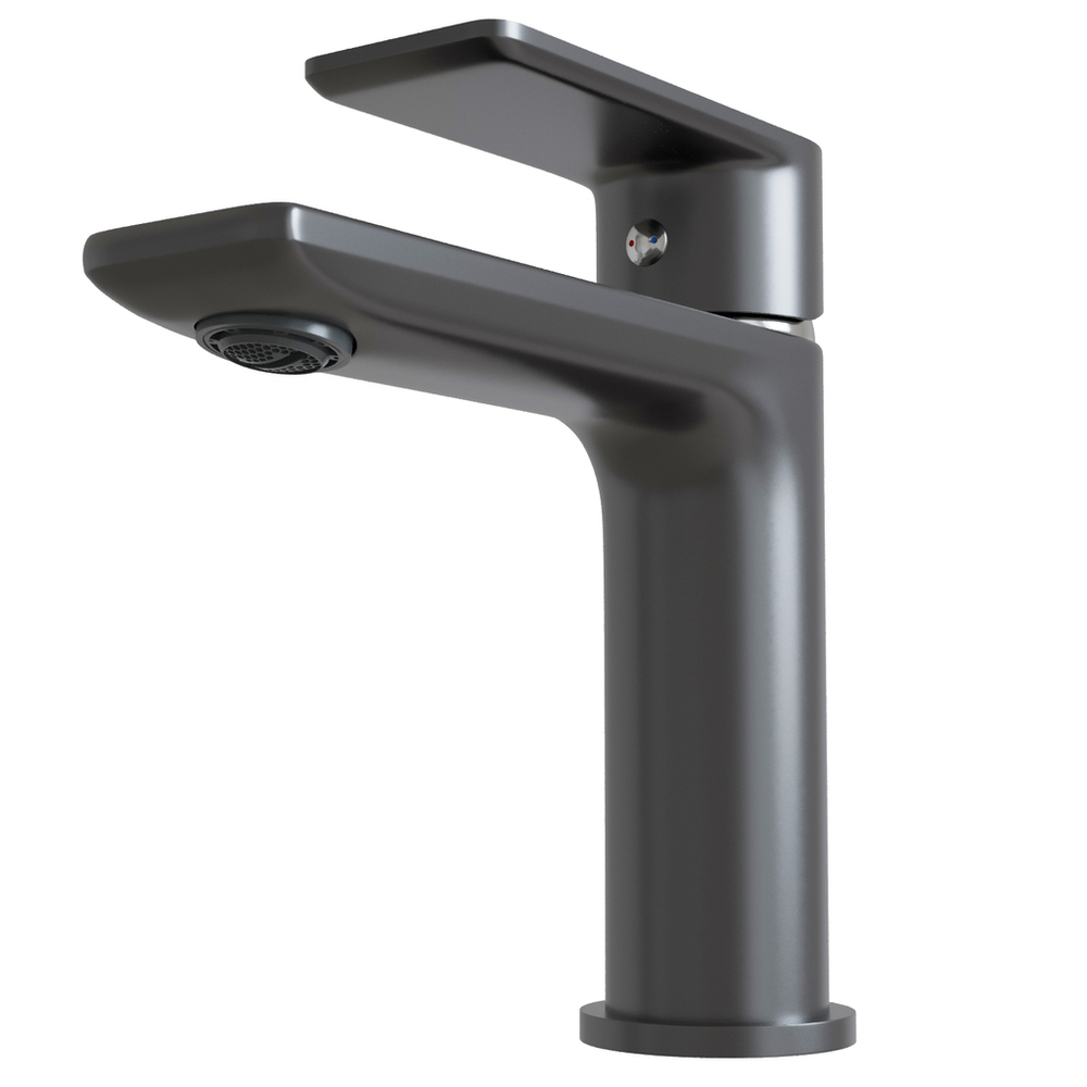 Смеситель для раковины 35k MIXLINE ML33-04GR "City Graphite" ГРАФИТ