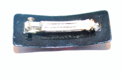 Заколка с ручной росписью Палех "Жар-птица" №2