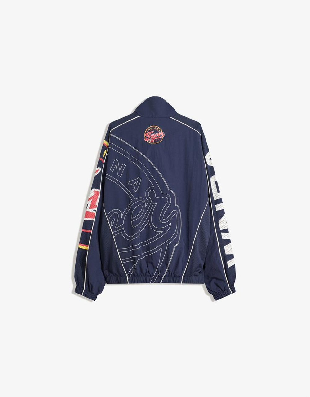 BERSHKA Куртка WNBA, темно-синий