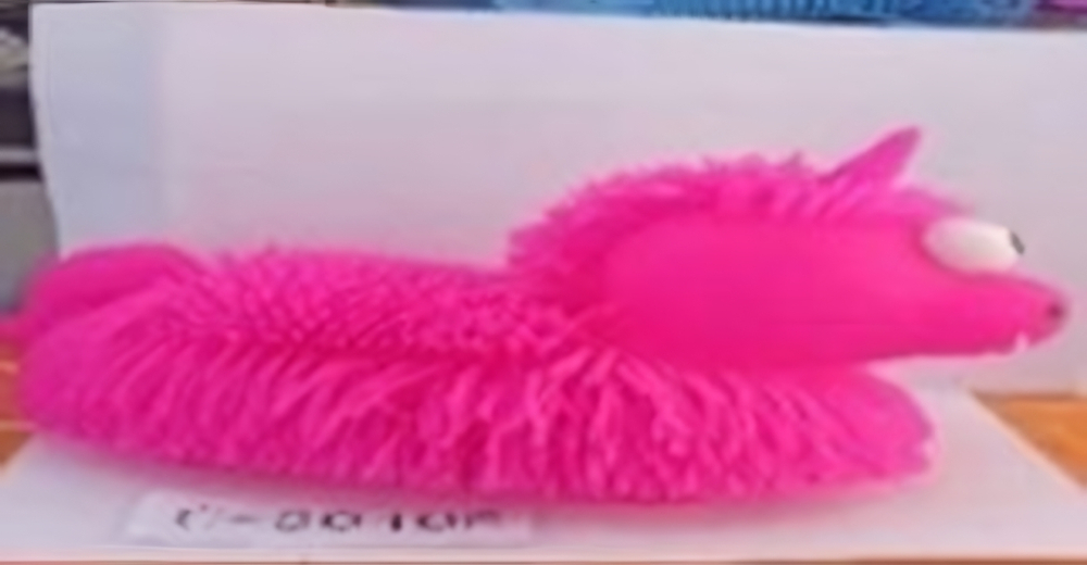 Мякиш волосатик Единорог 20 см, 4 цвета, пакет с-30408