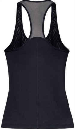 Женский топ теннисный Under Armour HeatGear Armour Racer Tank - черный