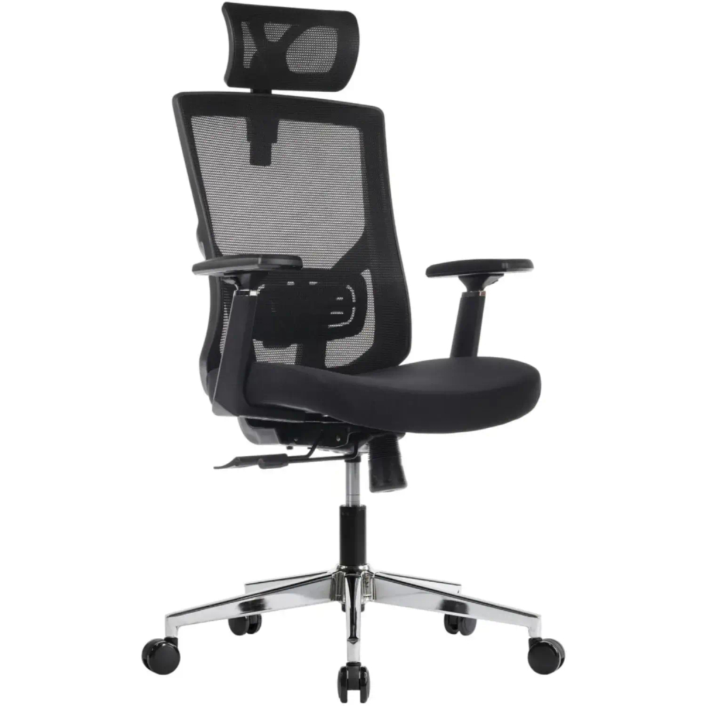 Кресло RV_Step A2320 Черная спинка/черное сиденье