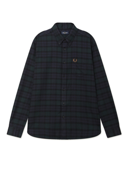 Мужская Рубашка Blackwatch Tartan Brushed Twil