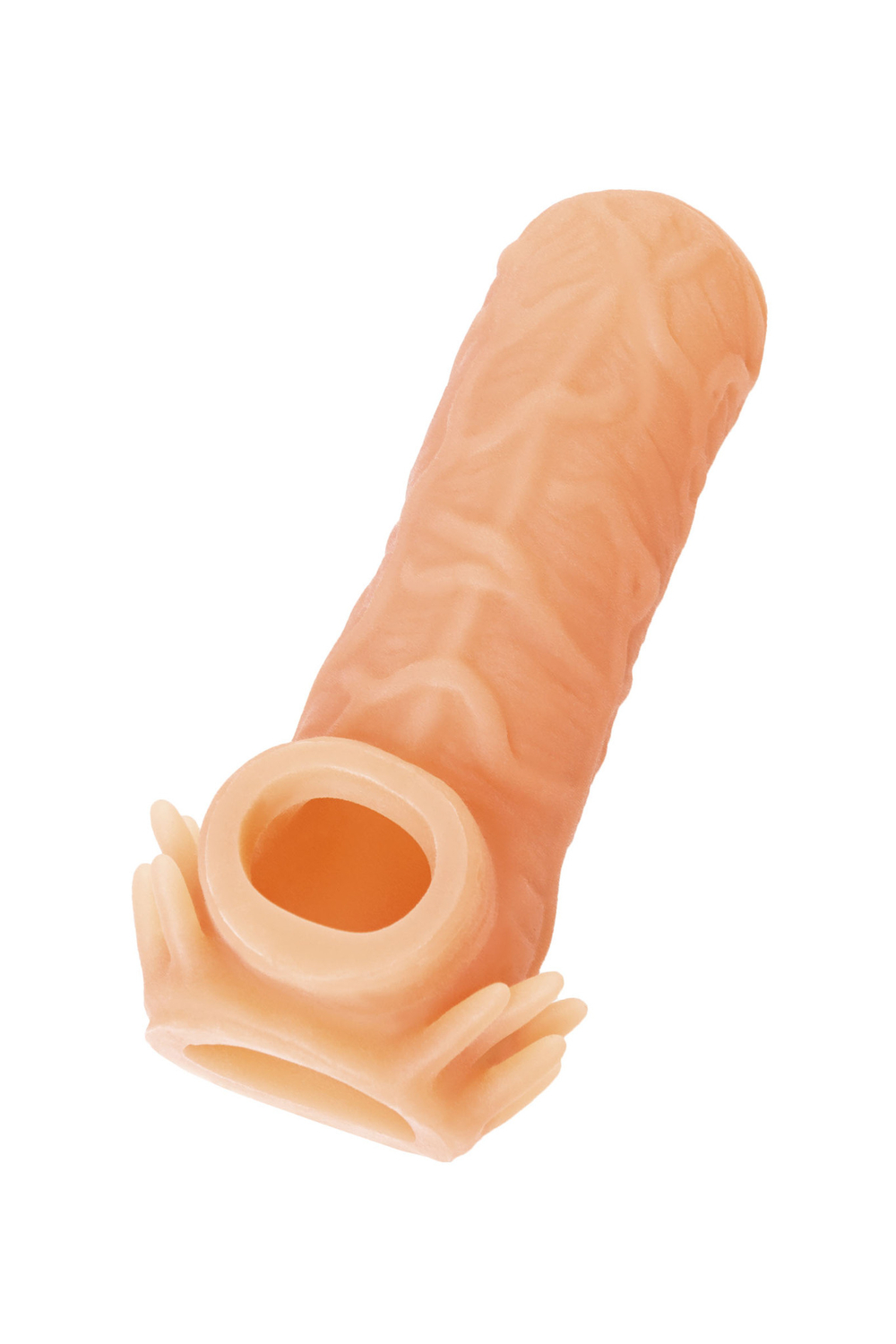 Насадка Kokos с дополнительной стимуляцией телесная 14 см