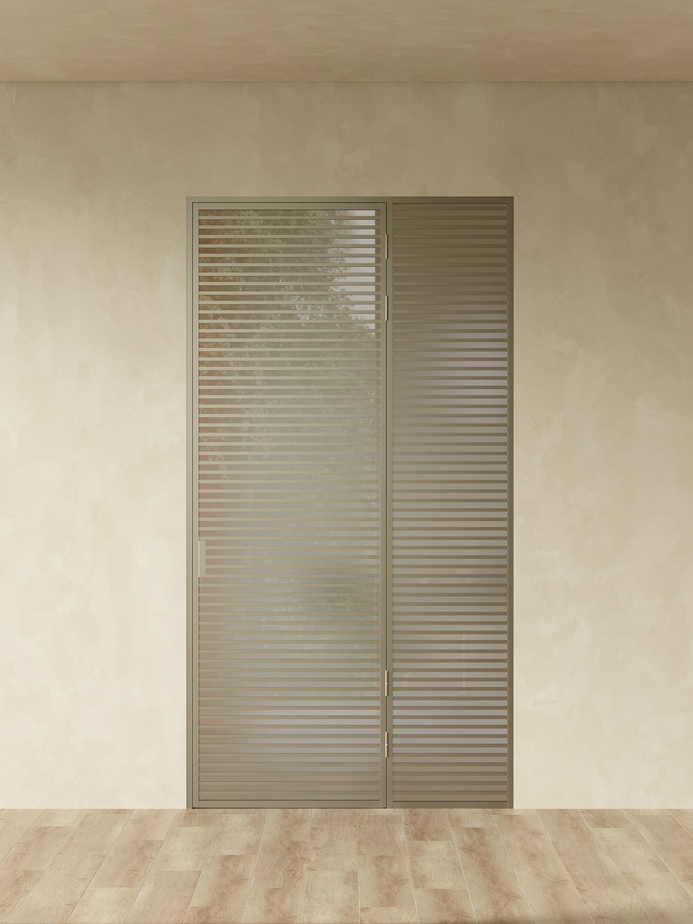 Распашная алюминиевая перегородка Minoli 15