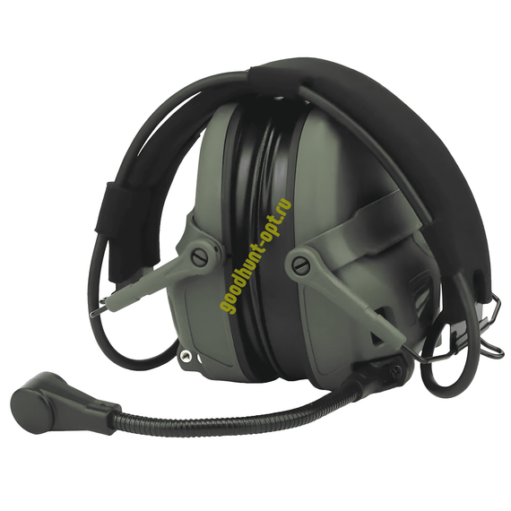 Наушники активные тактические стрелковые 6TH Gen Tactical headset Олива