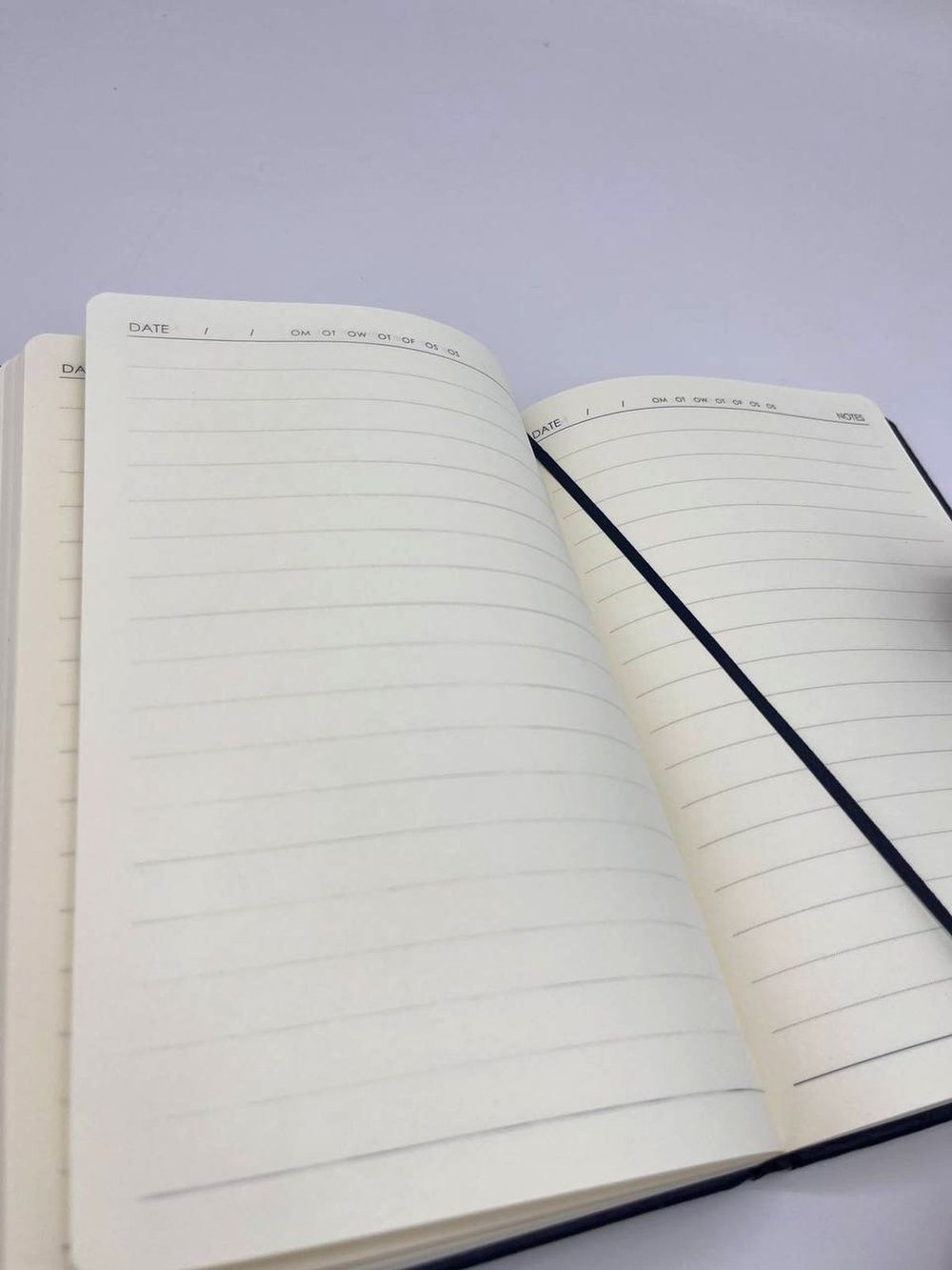 Блокнот А5 линейка 120л на магните чёрный (0586-1)