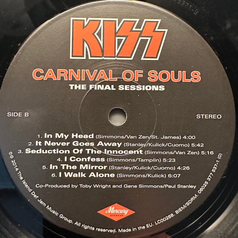 Kiss - Carnival Of Souls (Европа 2014г.)
