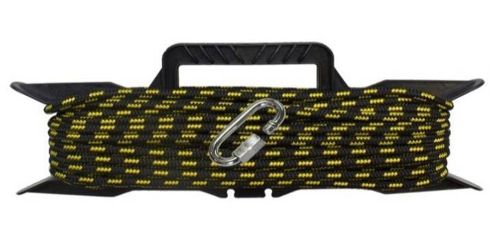 Якорная веревка 6 мм, 50 м с карабином