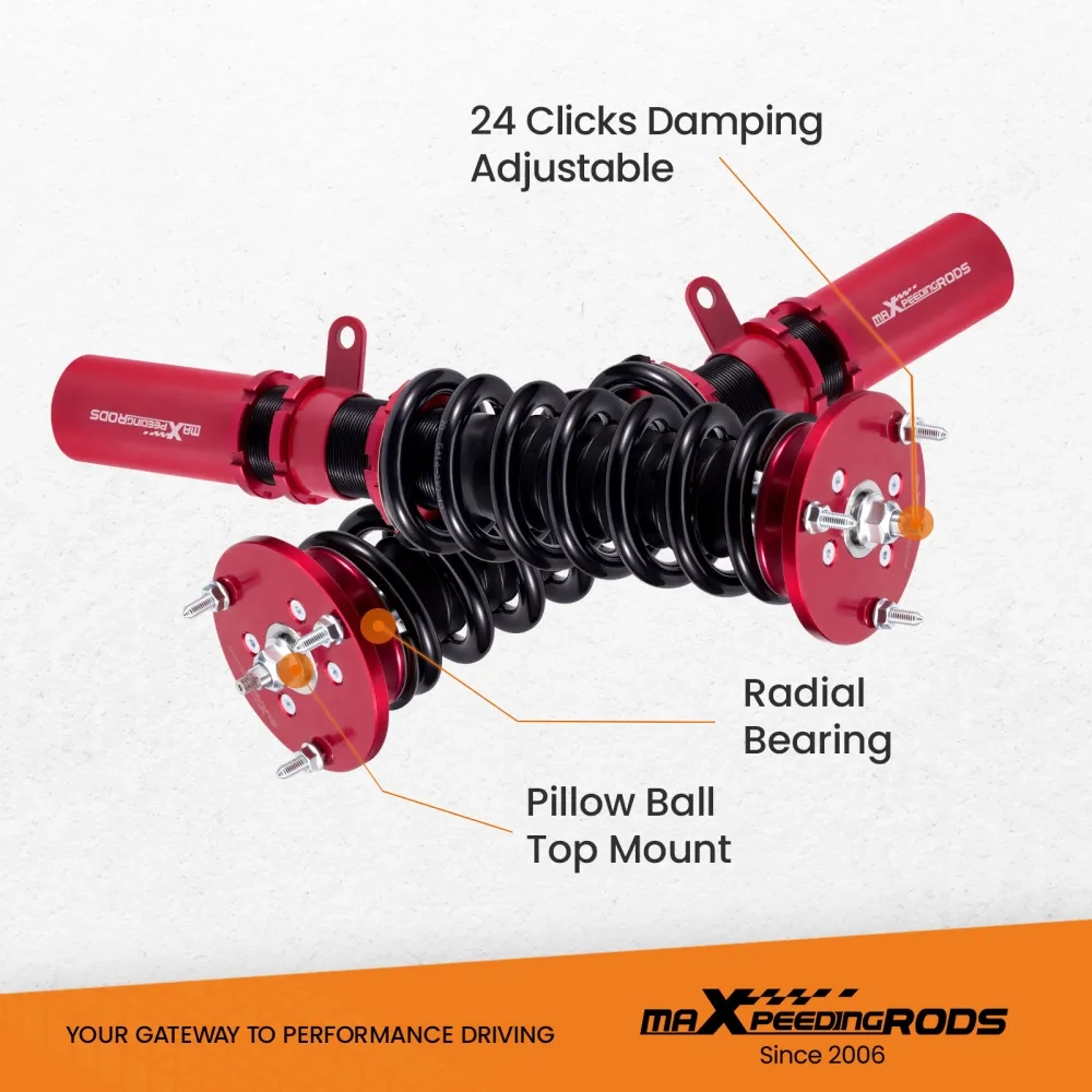 2004 - 2010 подходит для автомобиля BMW 5 Series E60 Sedan Adjustable Damper 525i 530i 535i 550i Coilover Kit lowering kit