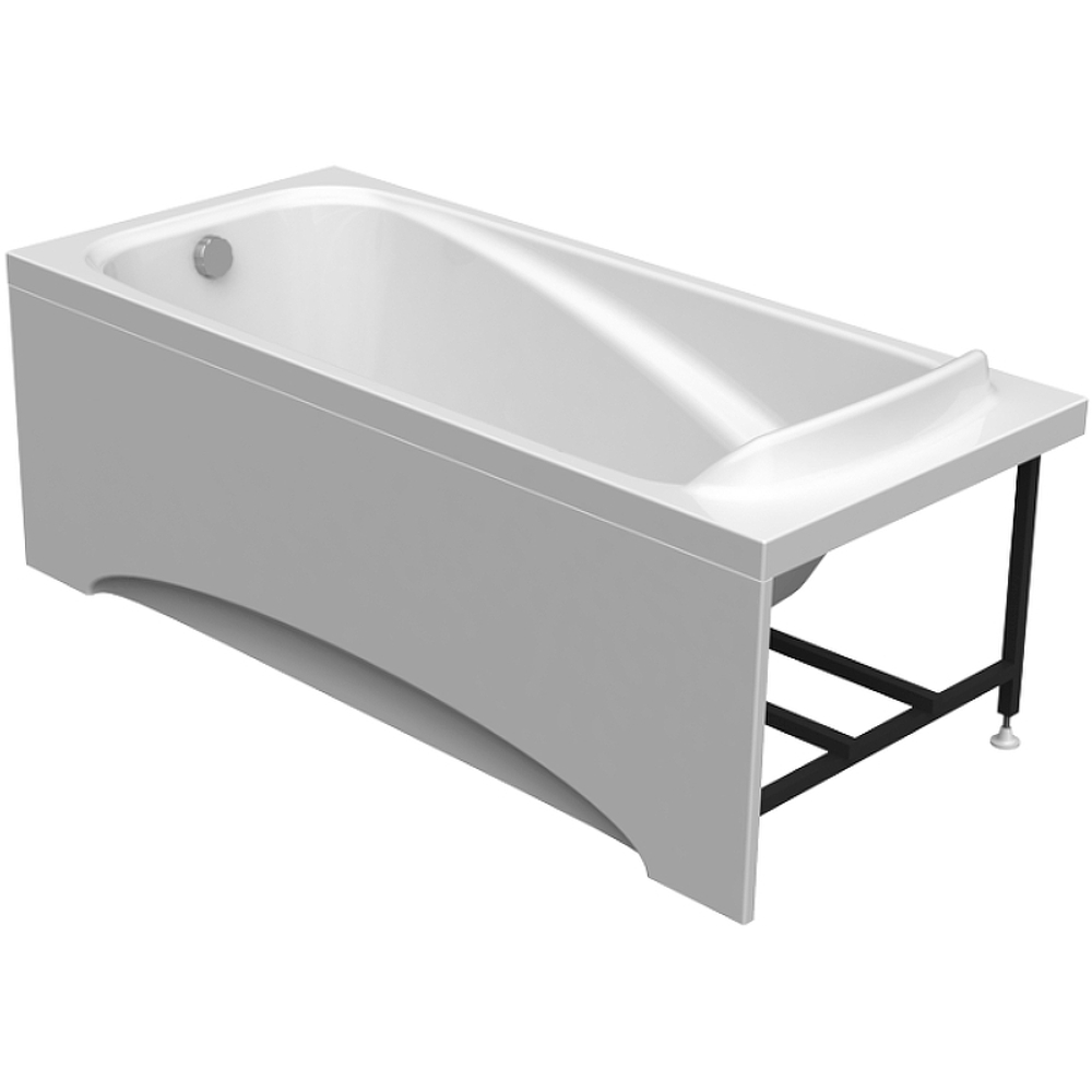 Акриловая ванна Radomir Vanessa (Радомир Ванесса) Роза 169х77, с каркасом