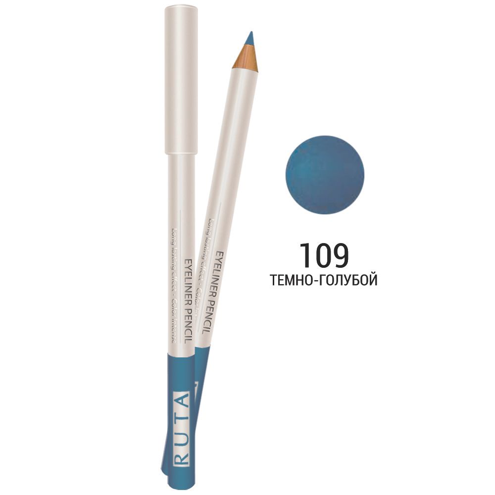 Ruta Карандаш для глаз Eyeliner Pencil, тон №109, Темно-голубой, 2,4 гр