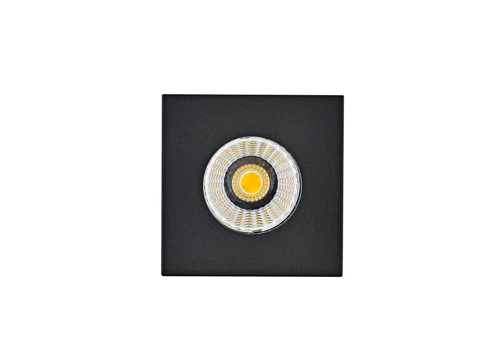 DL18812/7W Black SQ Donolux Светильник светодиодный накладной, 7Вт, 3000К, 420Лм, Ra&gt;80, IP44, 60°, AC 220-240В, H33xL80xW80мм, Черный+источник питания
