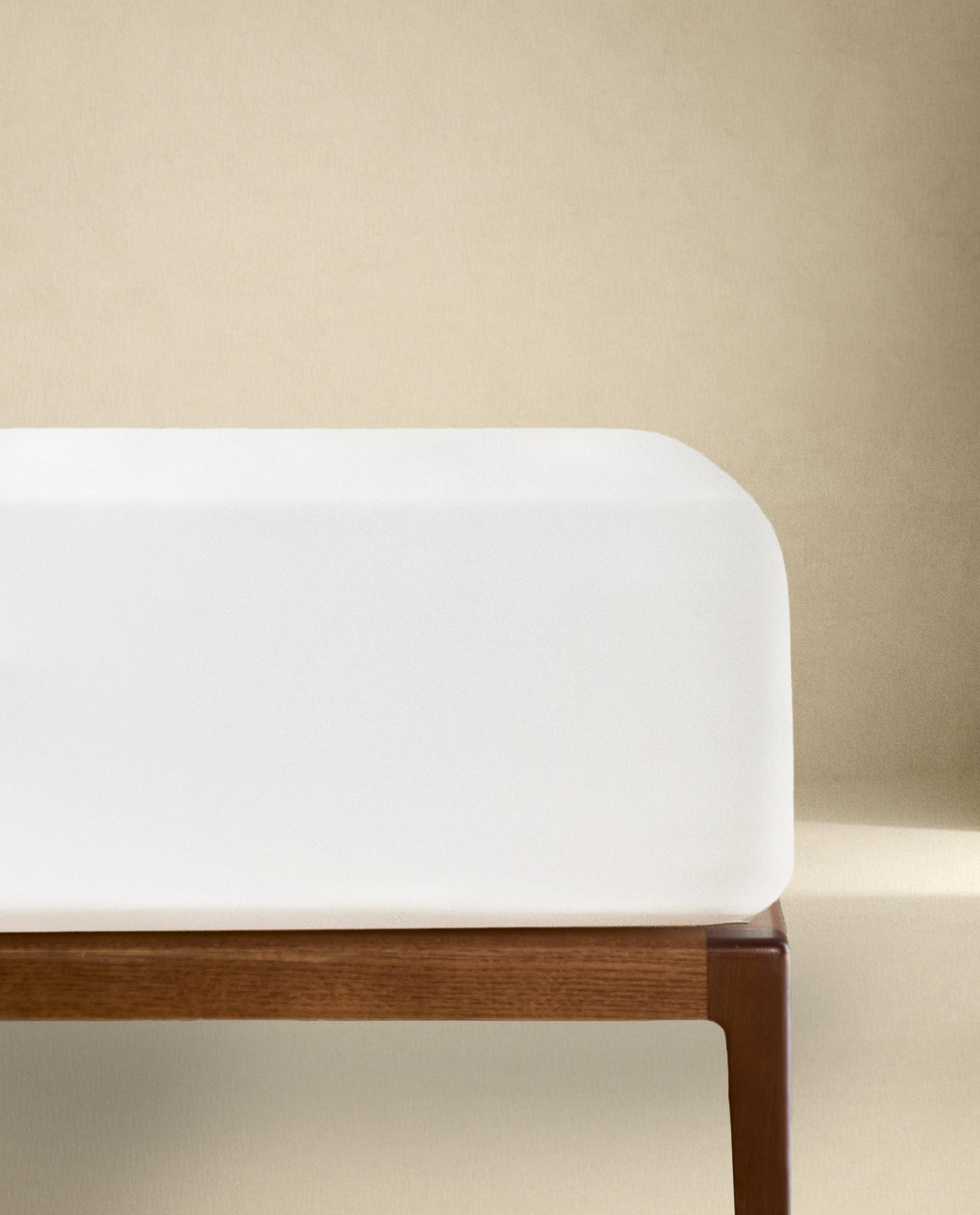 Zara Home - Простыня брюки 100% шелк тутового шелкопряда / матрас 30 см высота, экрю, 160х200х30 см