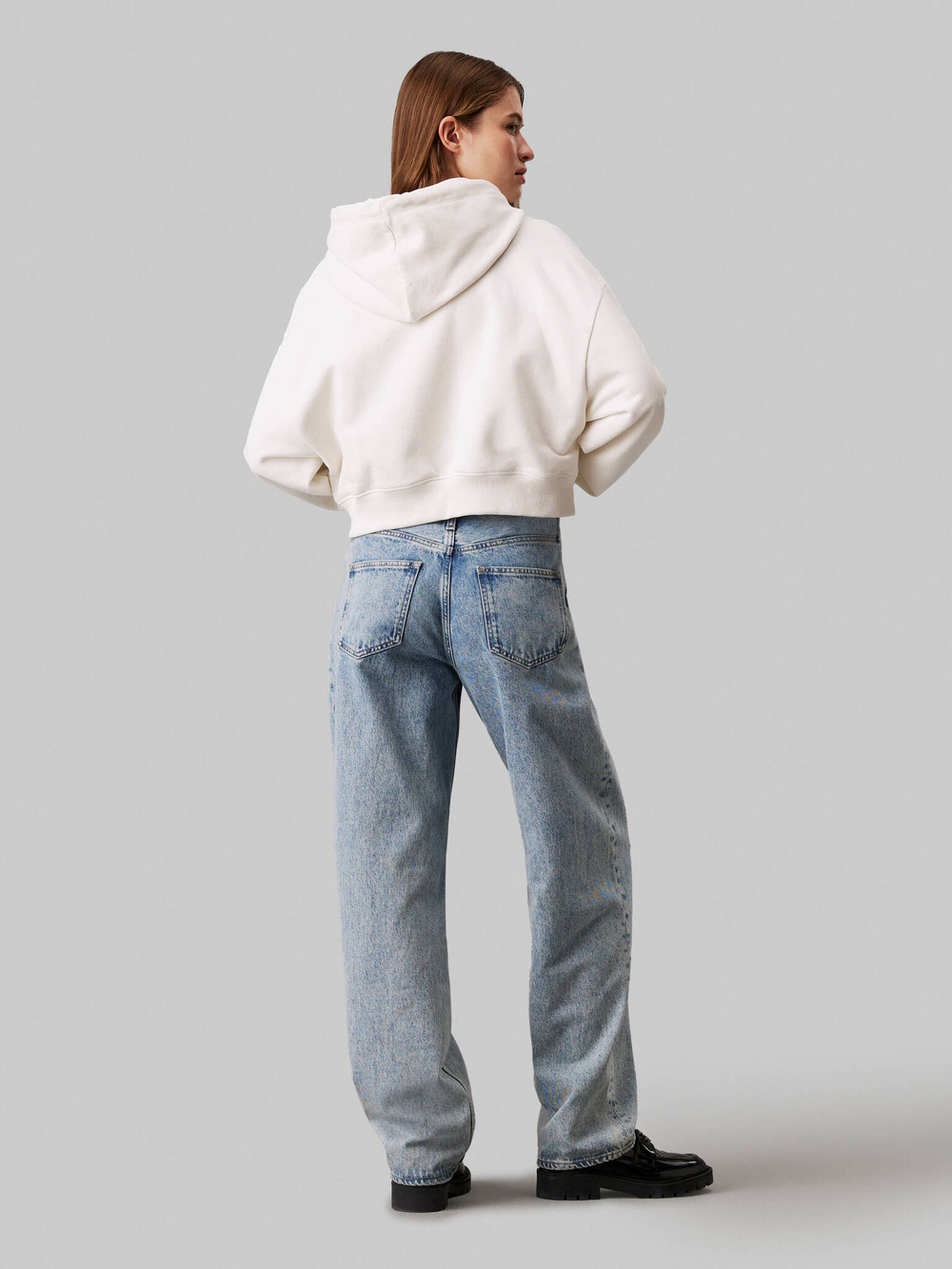 Худи CHENILLE CALVIN KLEIN JEANS - экрю(J20J224170)