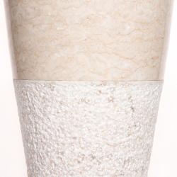 Раковина напольная из мрамора Pedestal Dandang Cream/Cream MN-03219 (40*40*90 см)