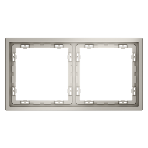 Рамка пластиковая VOLTUM S70 на 2 поста, (кашемир)