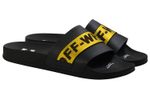 OFF-WHITE Industrial Logo Print other trendy casual one-word slippers men's black