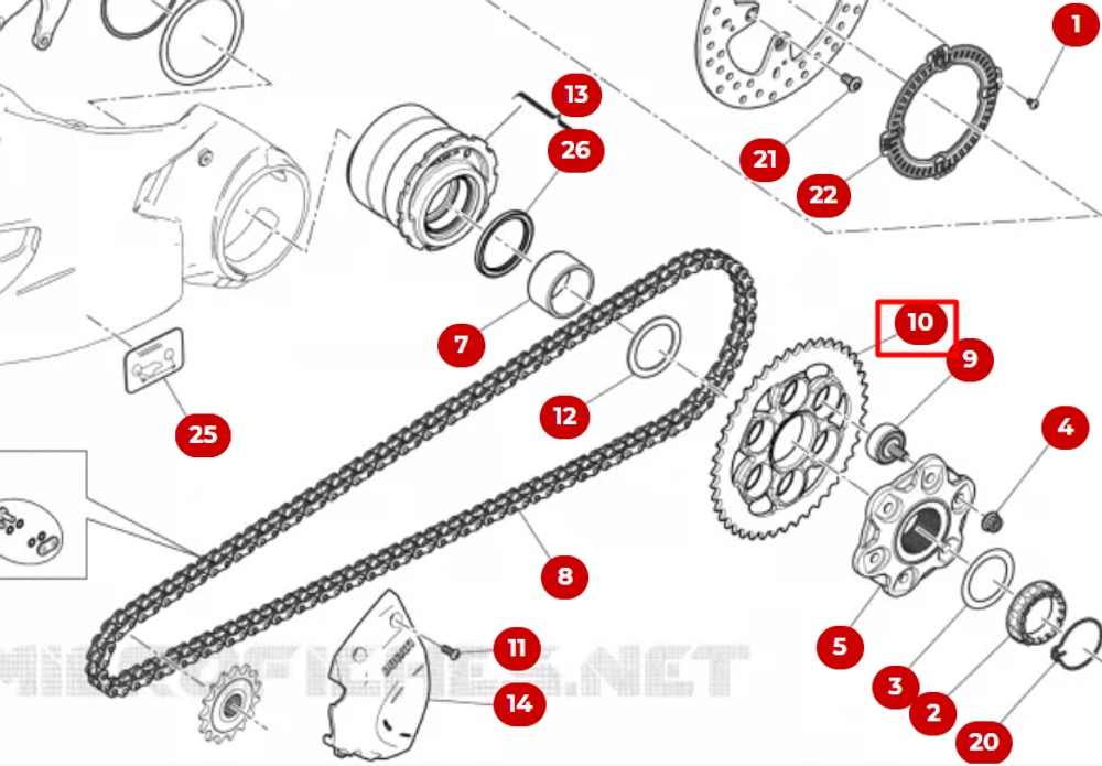 Ducati Звезда T43 49411852AA