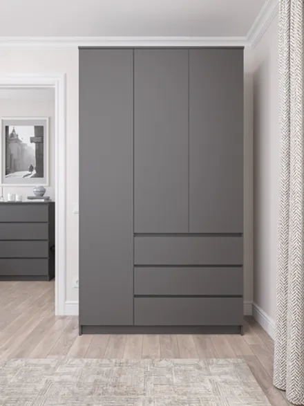 МС Мори Шкаф МШ 1200 (Графит), ДСВ-Мебель, г. Пенза