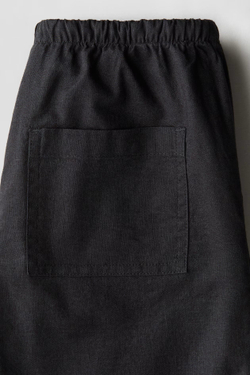 H&M Брюки из смесового льна, темно-серый