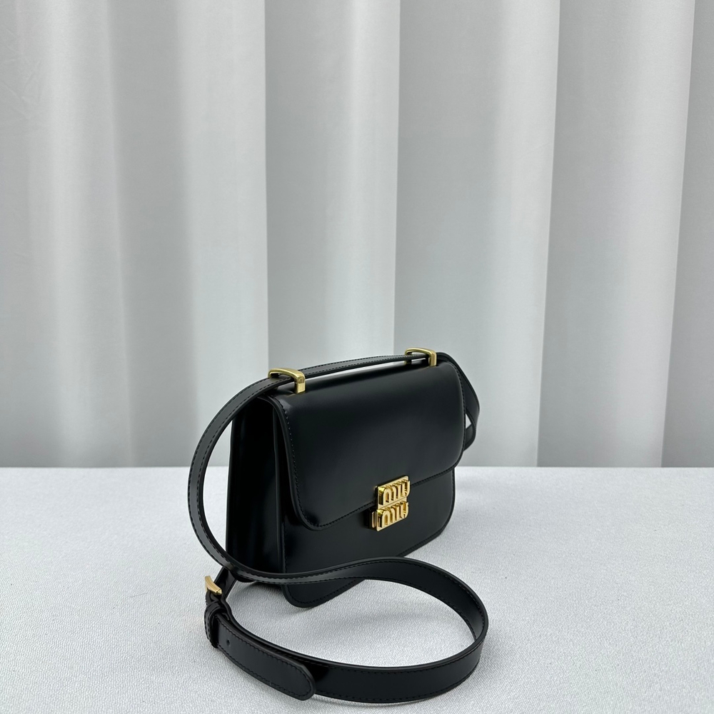 Miu Miu Leather Shoulder Bag 20 cm