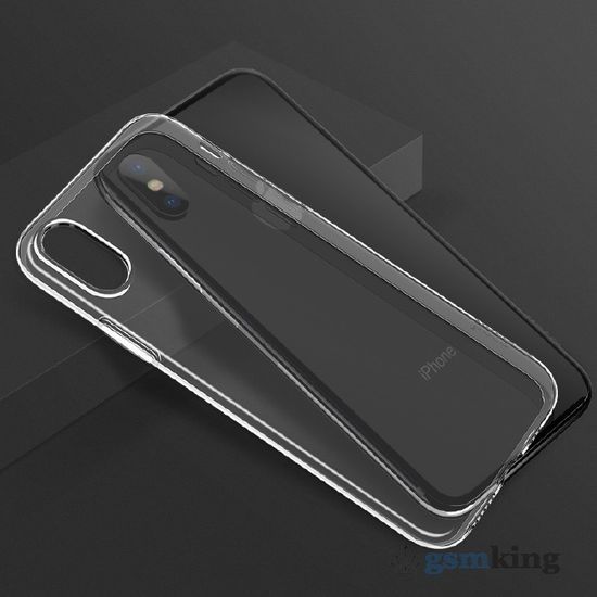 Hoco Light Series Case iPhone X/XS Black (Чёрный-прозрачный)
