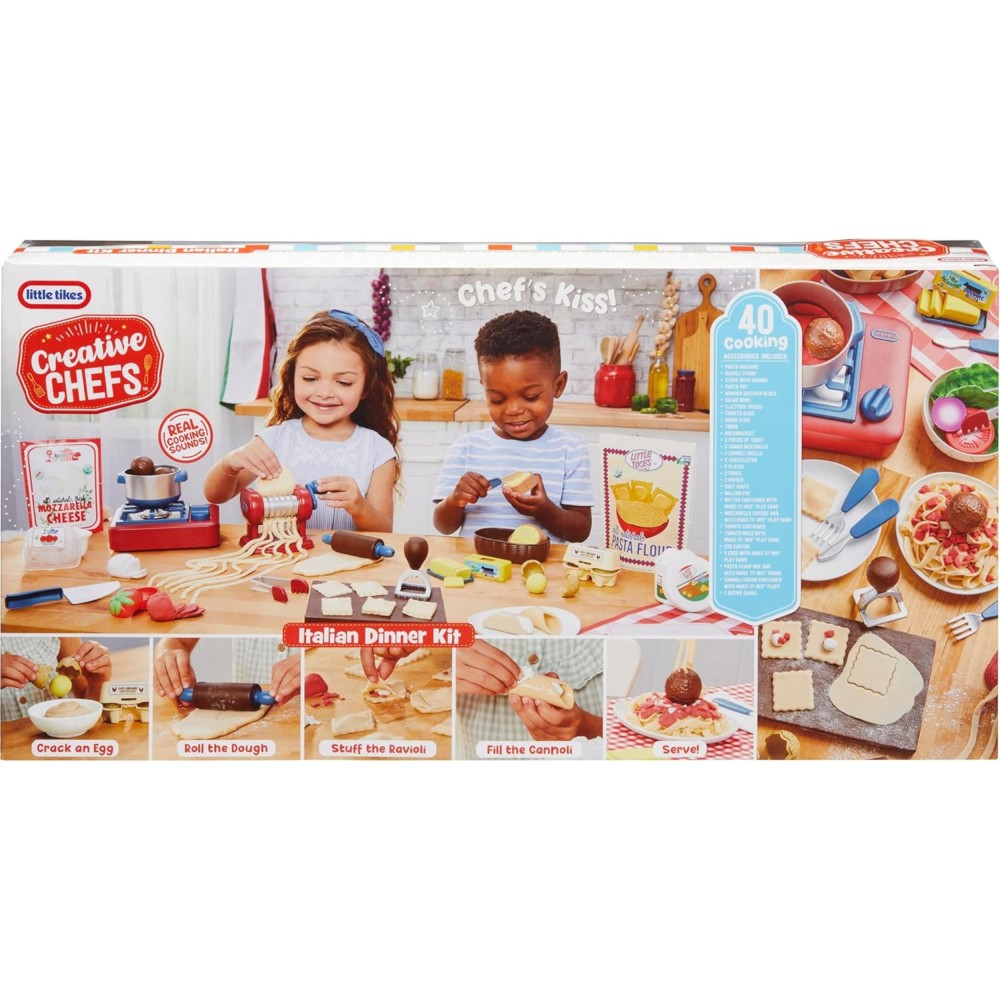 Little Tikes - Creative Chefs Итальянский обед + аксессуары 643316
