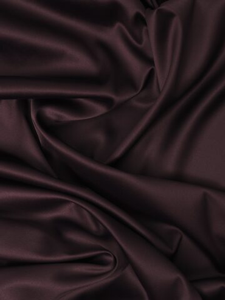 Атлас стрейч горький шоколад (фиолетовый подтон) глянцевый метражом