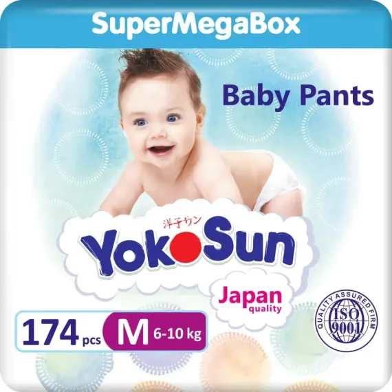 Трусики YokoSun M (6-10 кг) 174 шт.