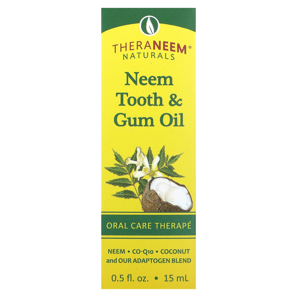 Organix South, TheraNeem Naturals, масло для зубов и десен с нимом, средство для ухода за полостью рта, 15 мл (0,5 жидк. унции)