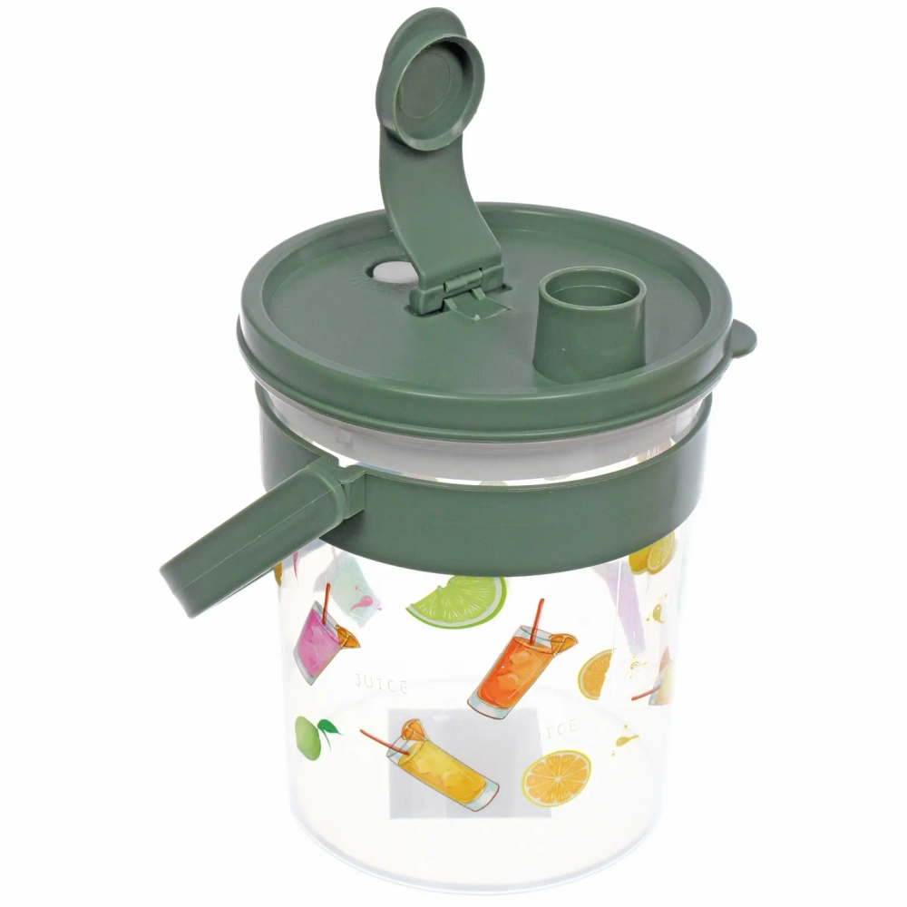 Кувшин пластиковый 850мл «Летний зной» в наборе с 2-мя кружками 300мл