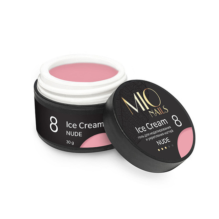 Гель MIO NAILS  "ICE CREAM GEL" - NUDE 08, 30 гр