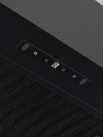 Вытяжка кухонная B-BOX-60GT, фасад окрашенный металл, цвет черный, управление сенсорное + жестами, D150мм (MACBI)