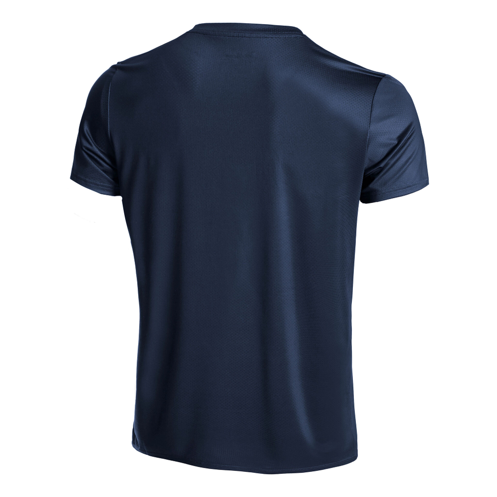 Мужское теннисное поло Tennis-Point Round Neck T-Shirt Special Edition Men - Dark Blue, Multicoloured