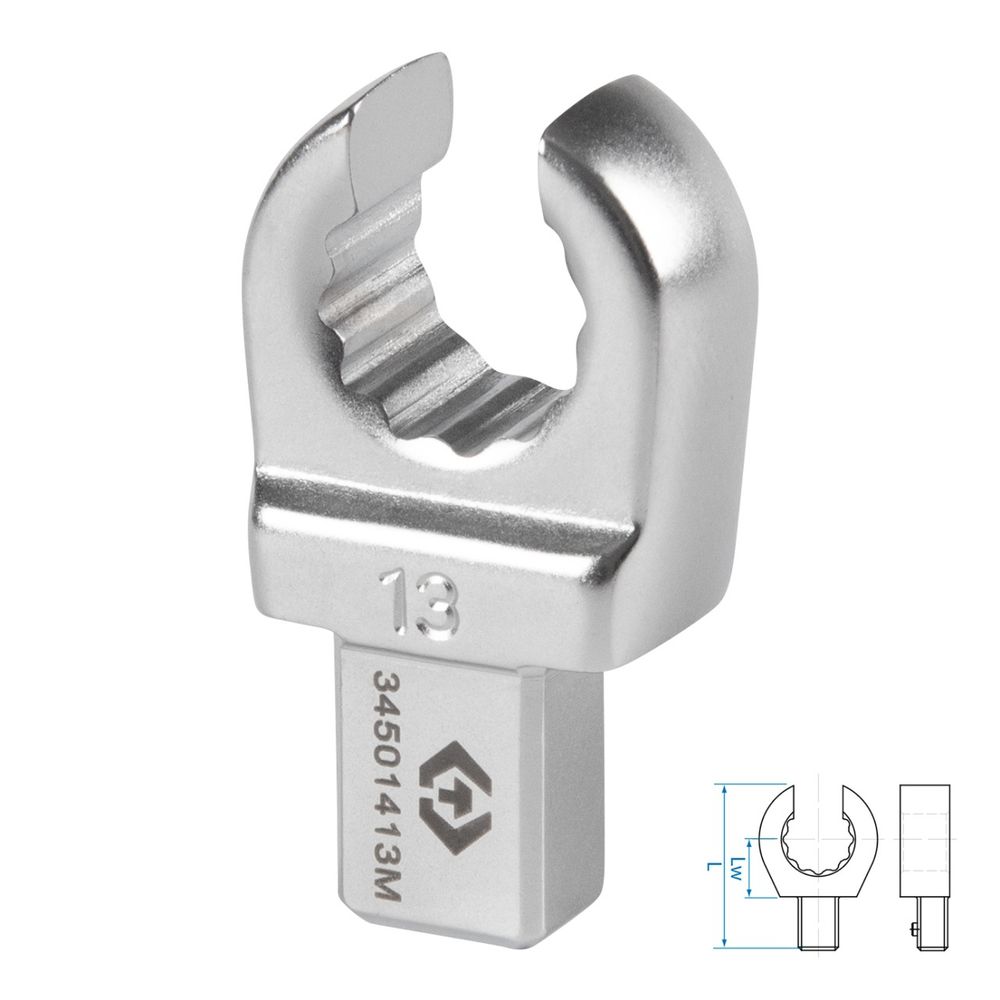 KING TONY (34501413M) Насадка разрезная серии "FIT", 13 мм, 9х12 мм