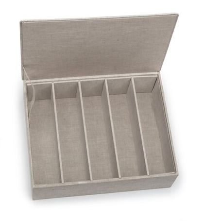 Бак/контейнер для хранения CUTLERY BOX Коробка для столовых Texteis Iris Серый
