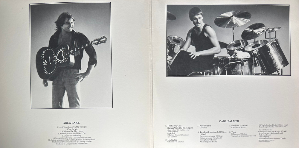 Emerson Lake & Palmer ‎– Works (Volume 1) 2LP (США 1977г.)