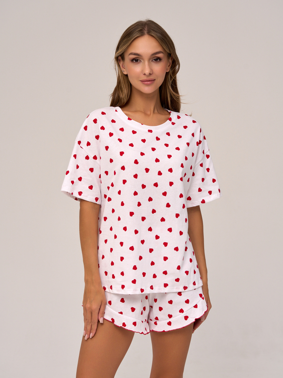 С-1462 Пижама из хлопка (шорты и топ)