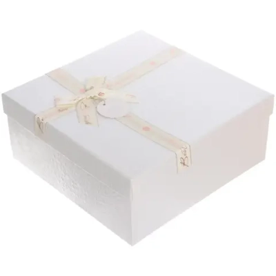 Коробка подарочная «Текстура» 27*27*11,5 см, белый