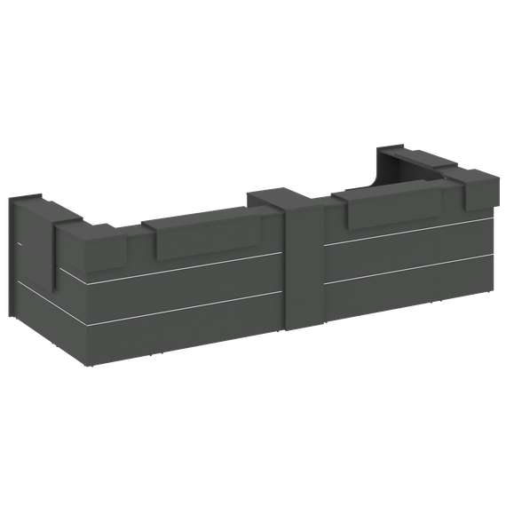 Onix Ресепшн O.R-K-37 Антрацит 4714*1768*1187