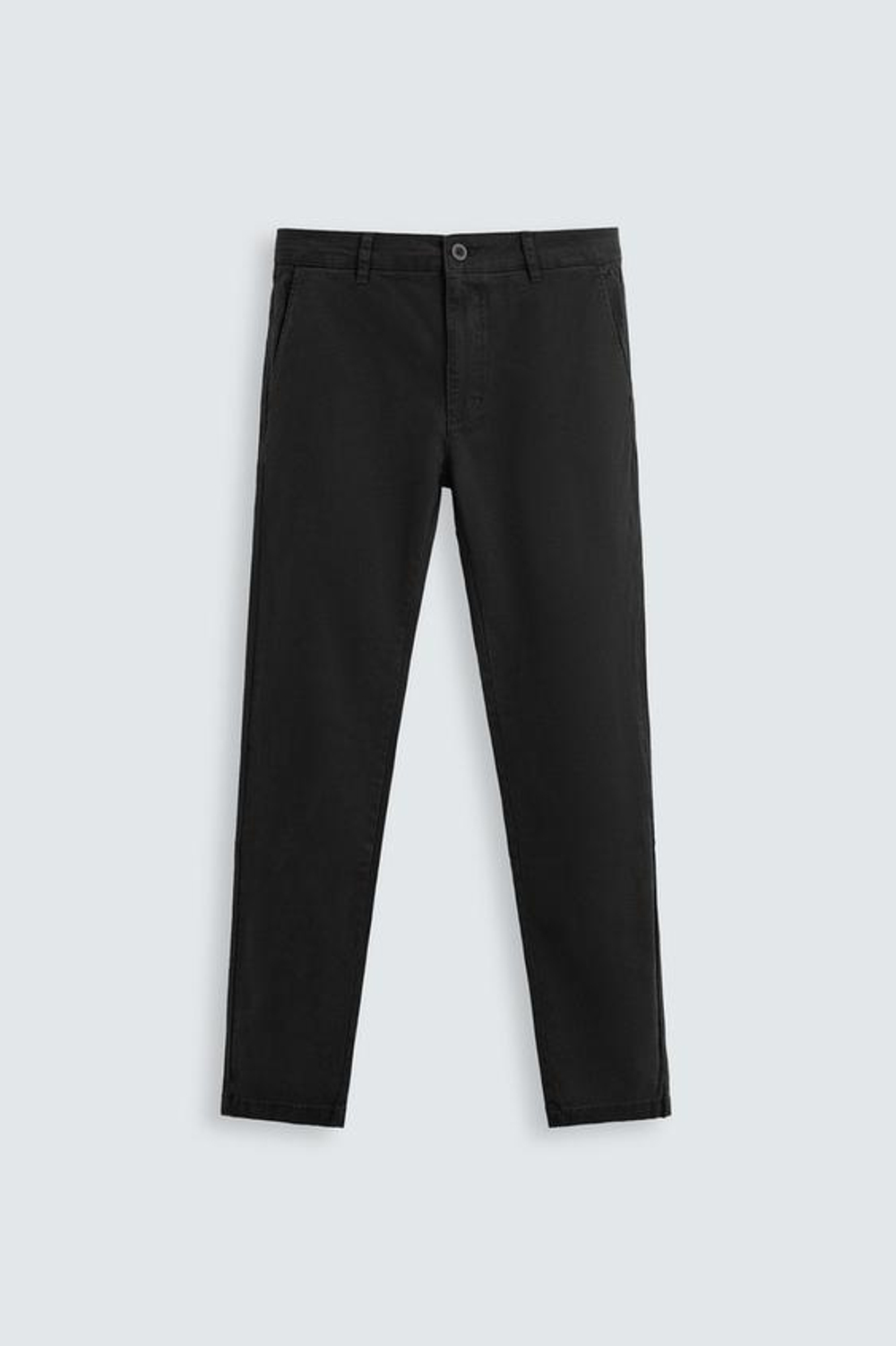 ZARA БРЮКИ ЧИНОС SKINNY FIT, ЧЕРНЫЙ