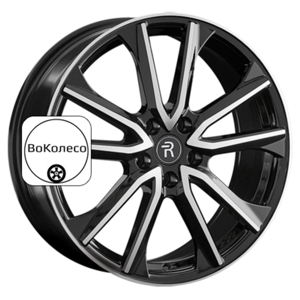 7,5x19/5x108 ET39 D60,1 JT4 BKF (конус, C570) Replay