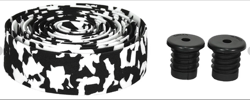 Обмотка руля шоссейная,этиленвинилацетат, CWB-917CW-EVA,черно-белая